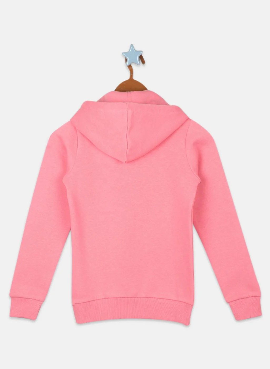 Girls Pink Printed Sweatshirt - Image 2