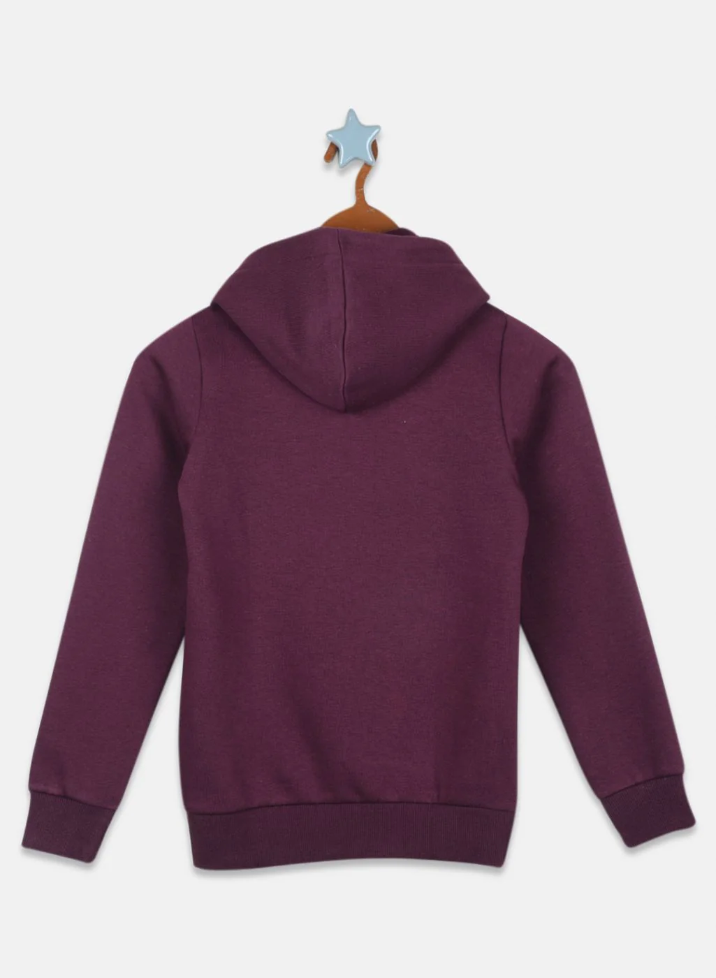 Girls Purple Printed Sweatshirt - Image 2