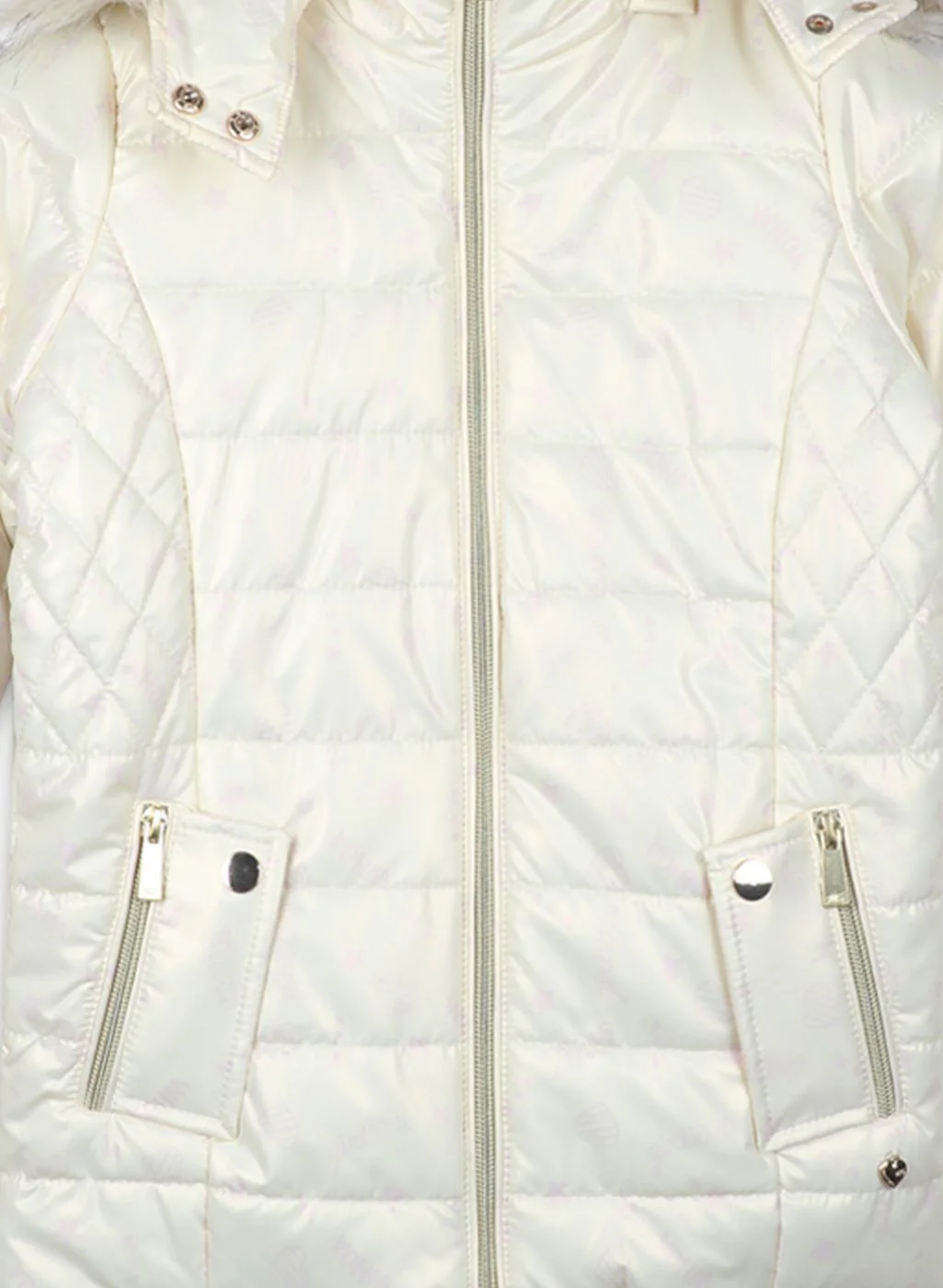 Girls Yellow Printed Jacket - Image 3