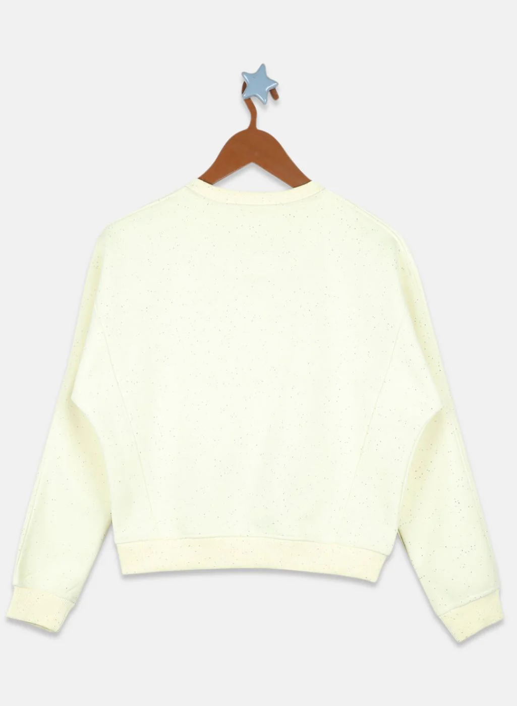 Girls Yellow Printed Sweatshirt - Image 2