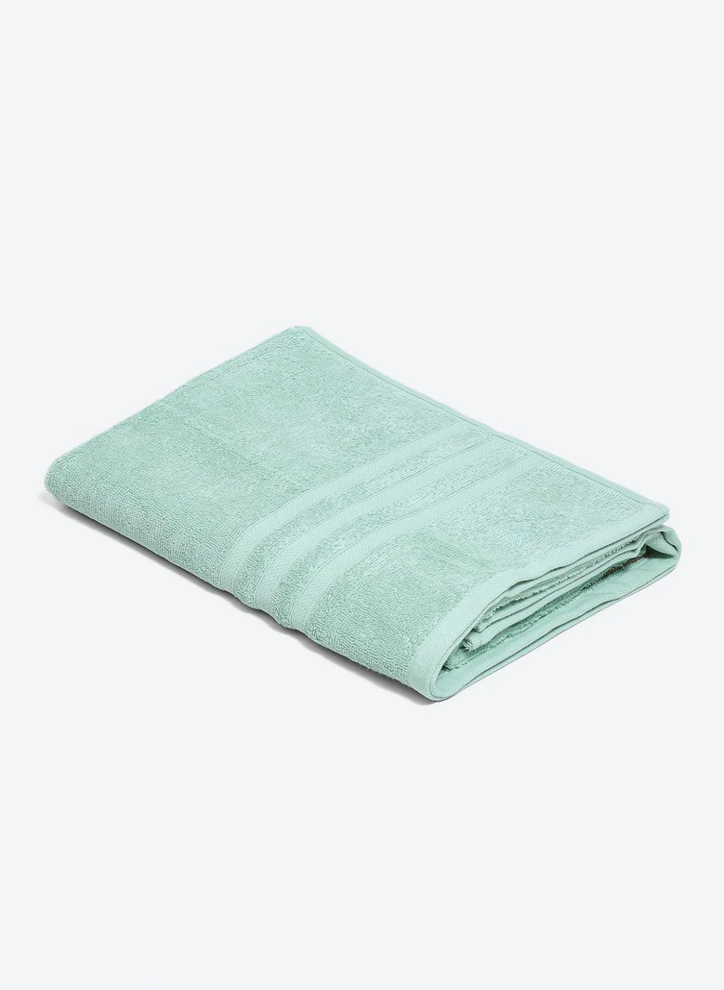 Green Cotton 525 GSM Bath Towel - Image 2