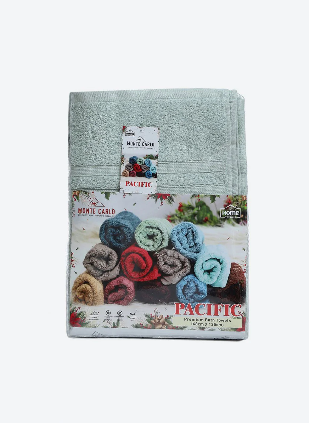 Green Cotton 525 GSM Bath Towel - Image 5