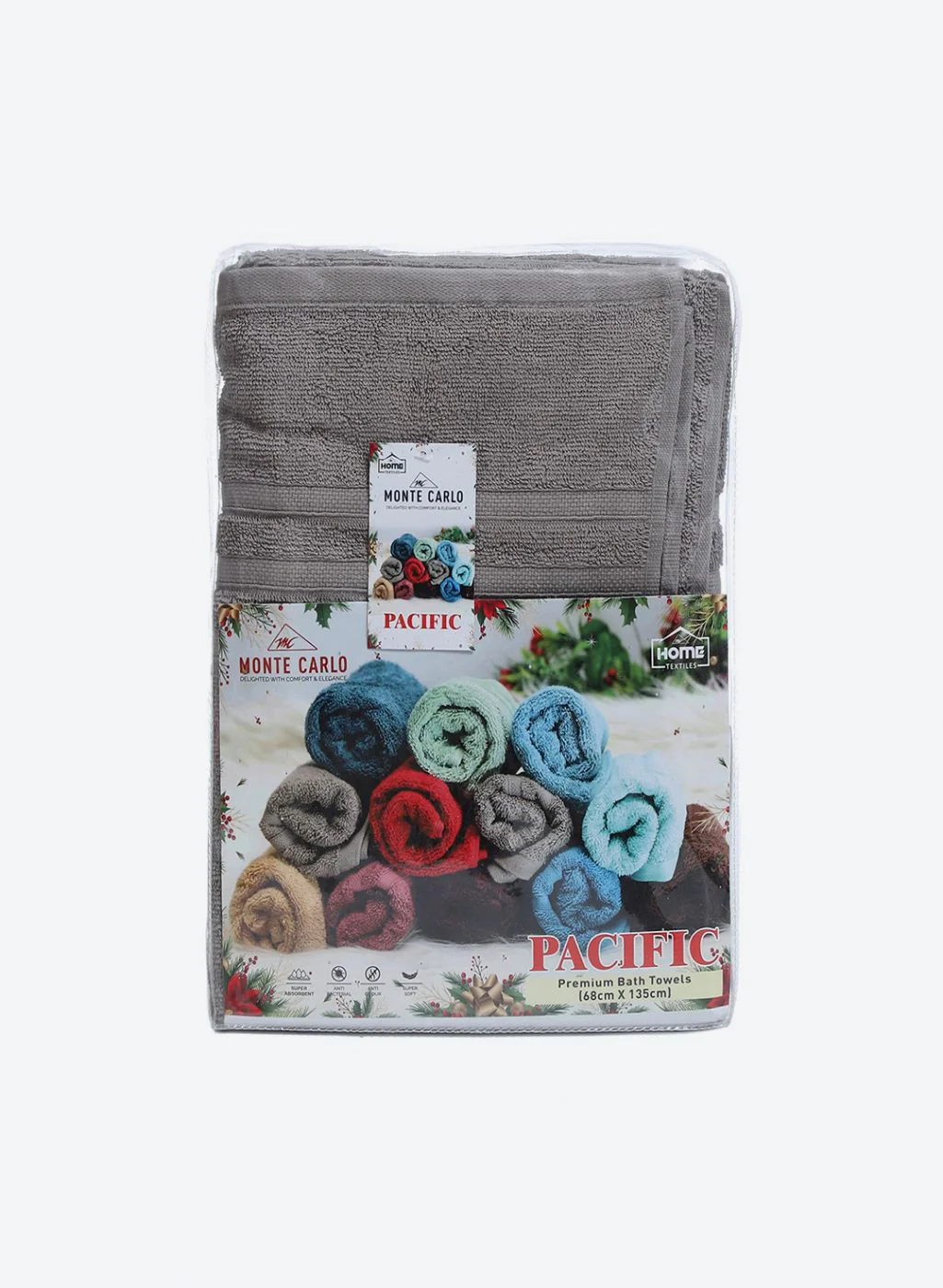 Grey Cotton 525 GSM Bath Towel - Image 5
