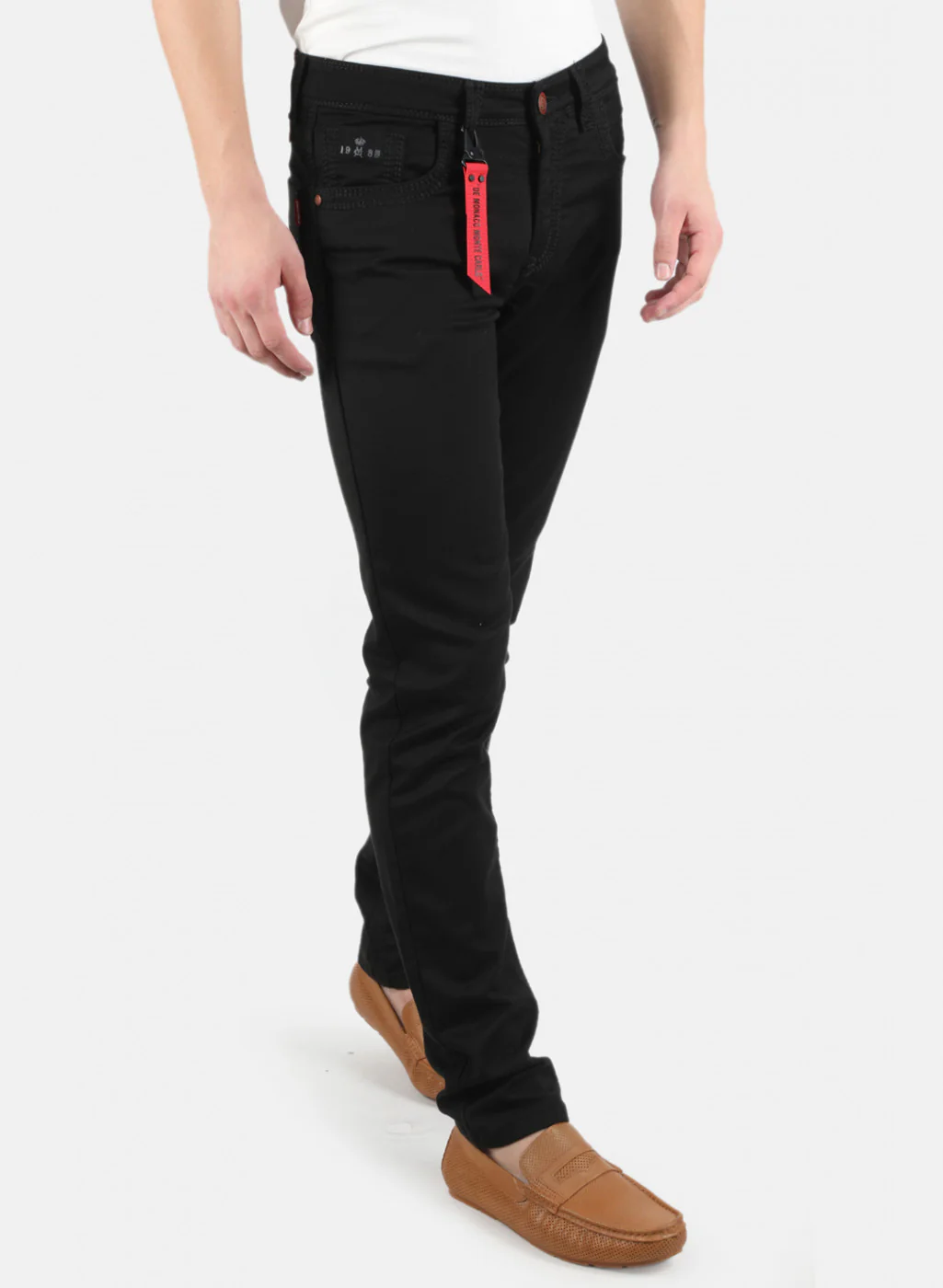 Men Black Narrow Fit Denim - Image 6
