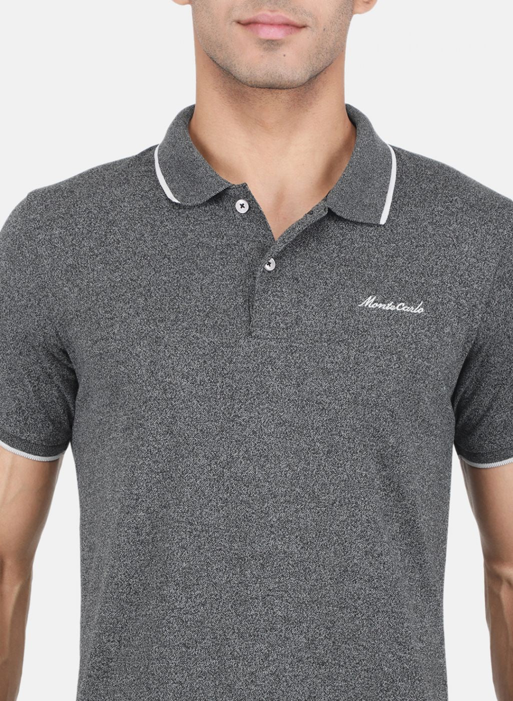 Men Black Solid T-Shirt - Image 5