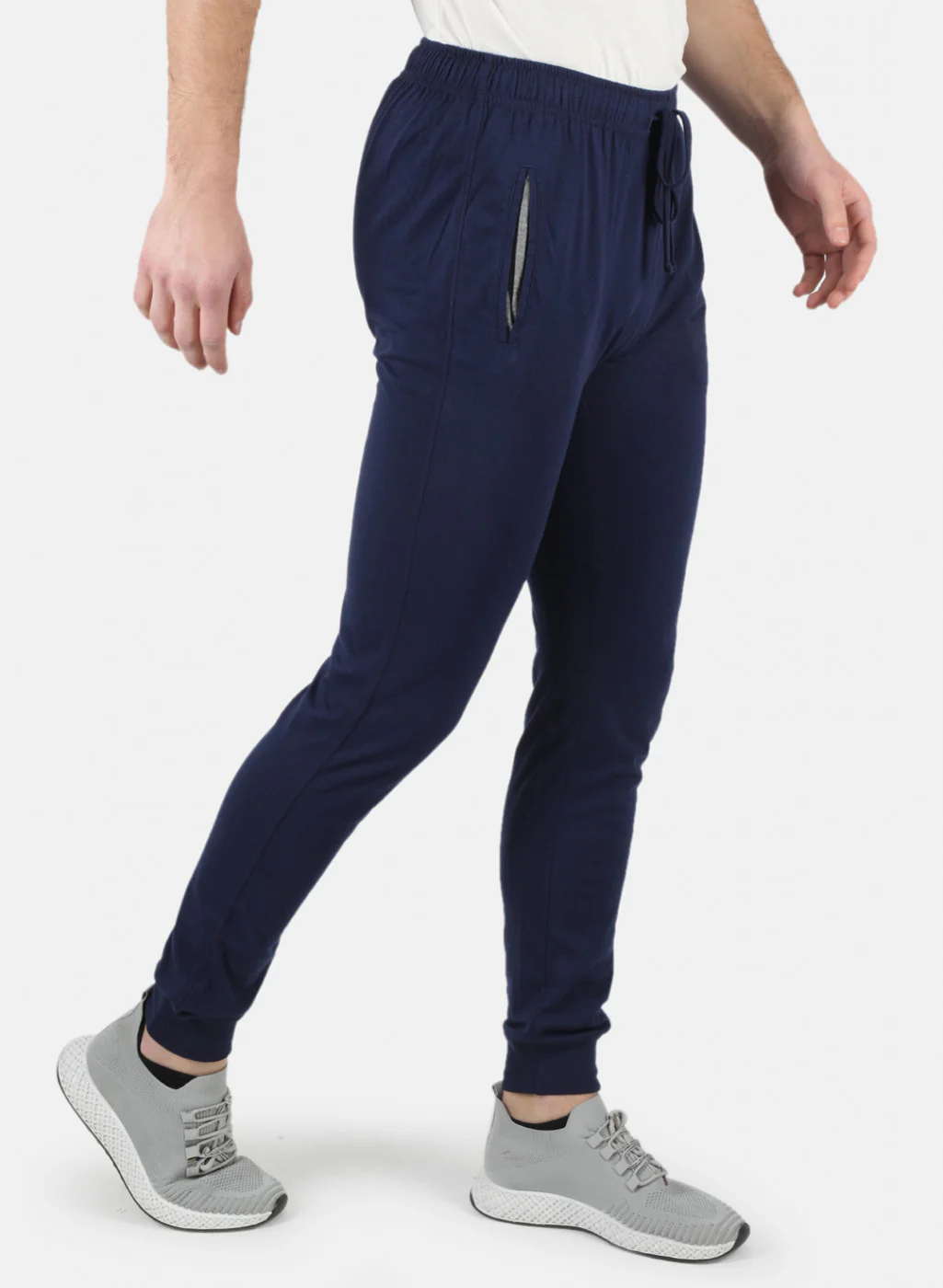 Men Blue Plain Lower - Image 6