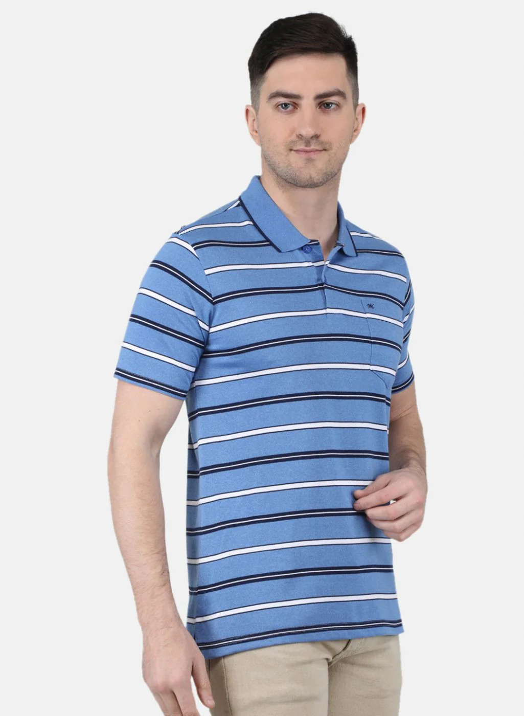 Men Blue Printed T-Shirt - Image 6