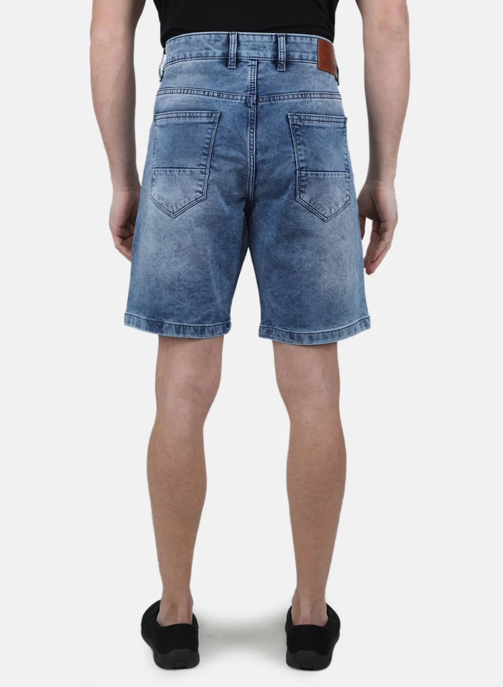 Men Blue Solid Short - Image 3