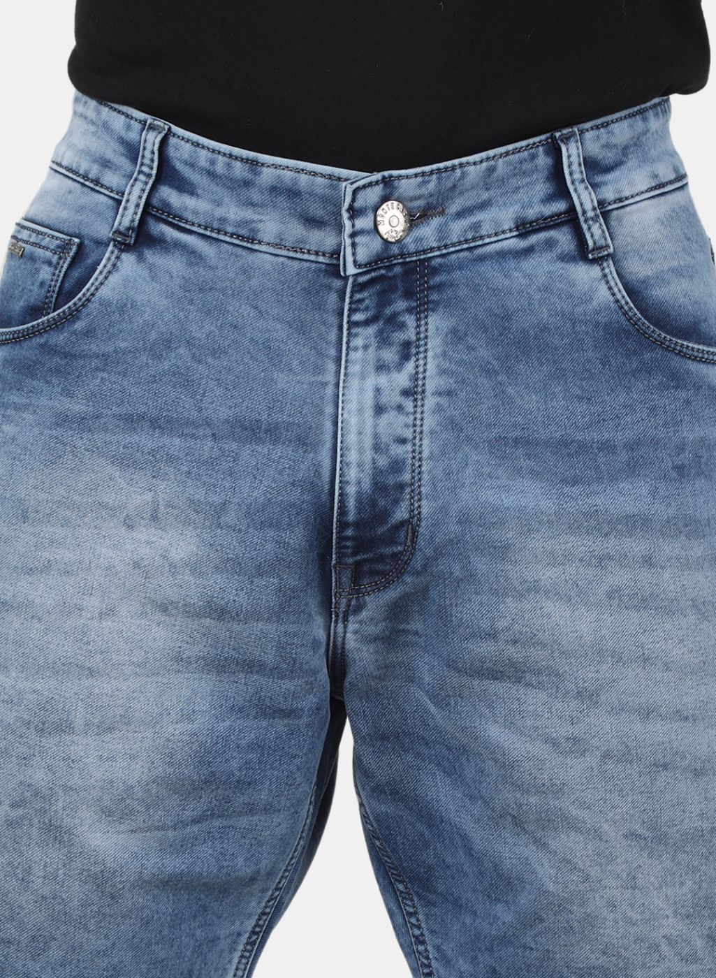 Men Blue Solid Short - Image 5