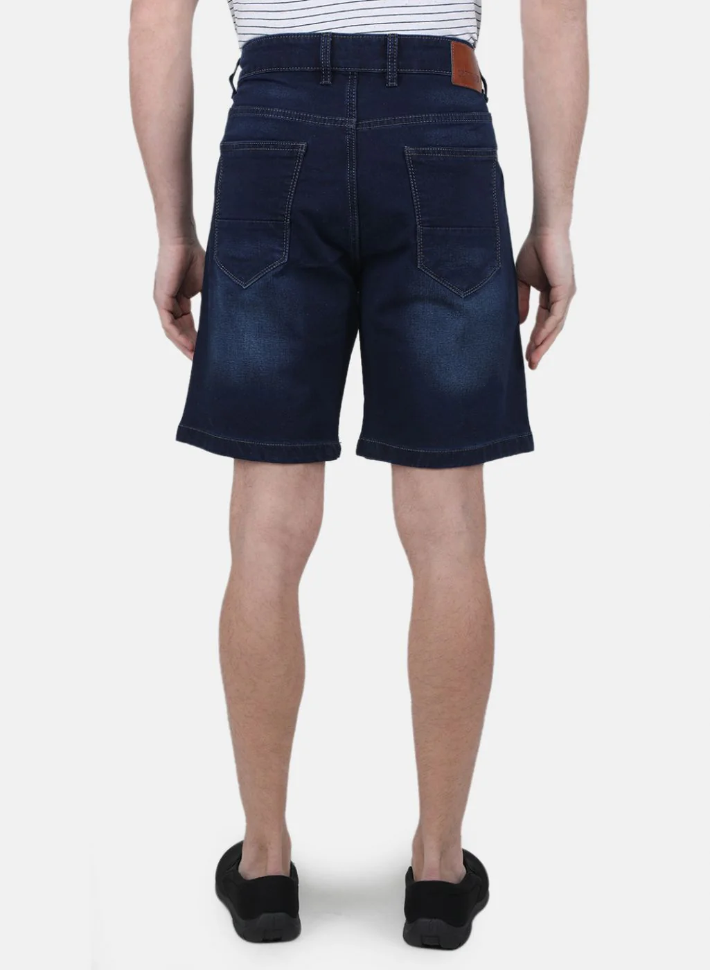 Men Blue Solid Short - Image 3