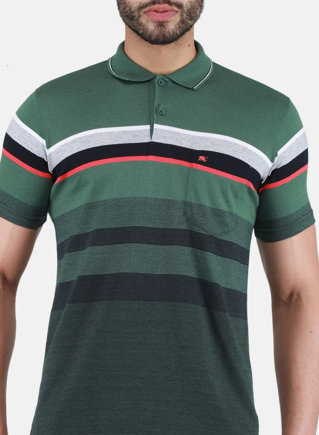 Men Green Printed T-Shirt - Image 5