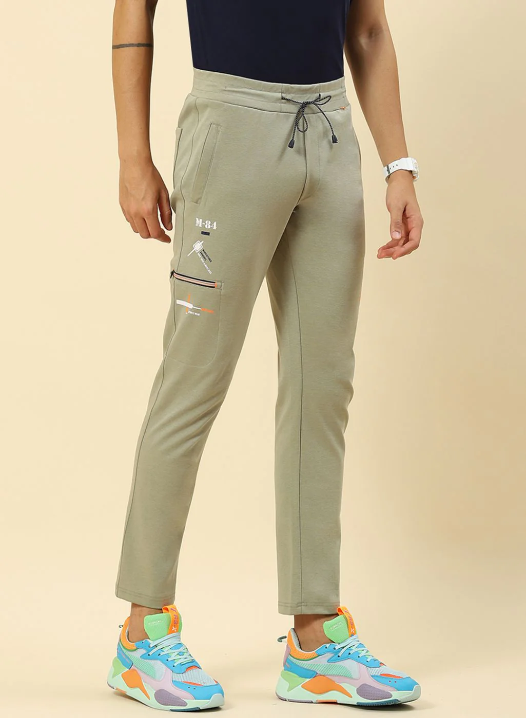 Men Green Regular Fit Lower - Image 4