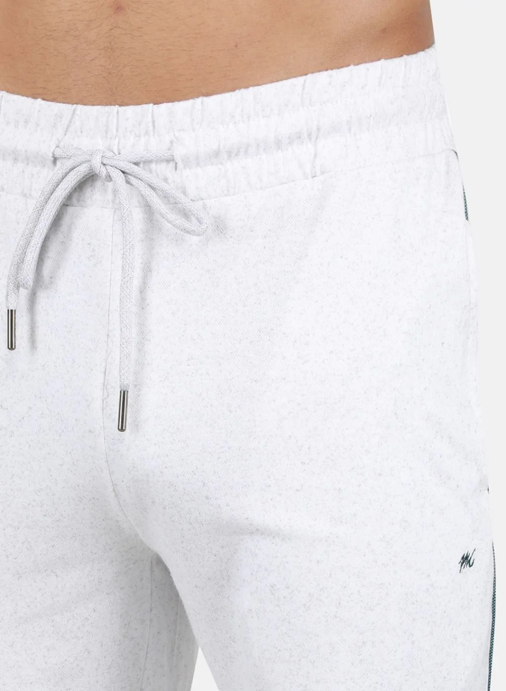 Men Grey & Green Stripe Lower Set - Image 4