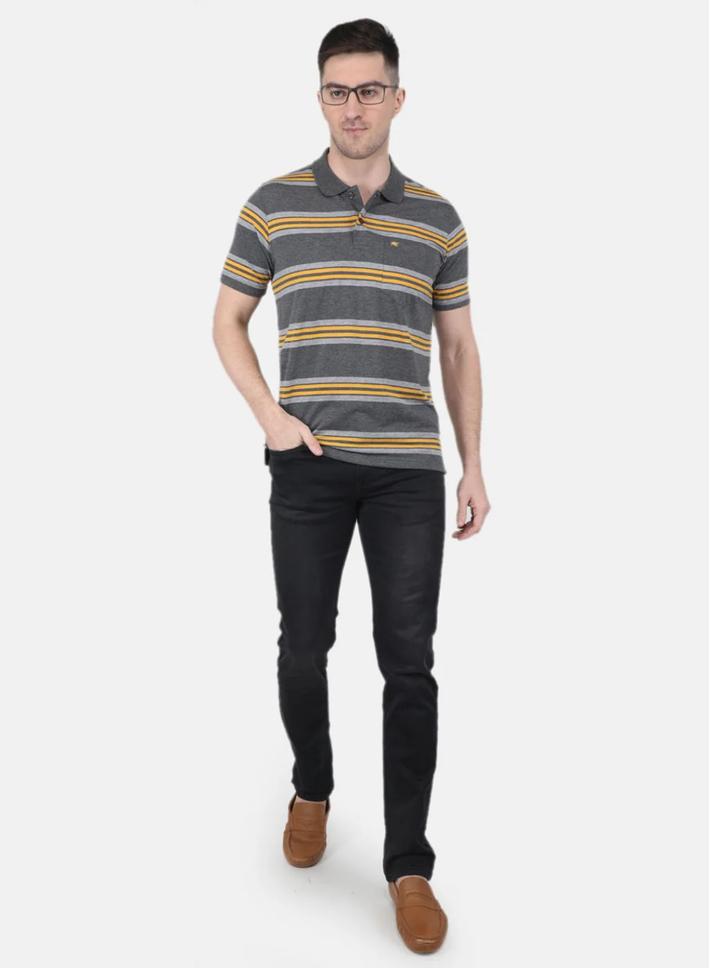 Men Grey Printed T-Shirt - Image 4