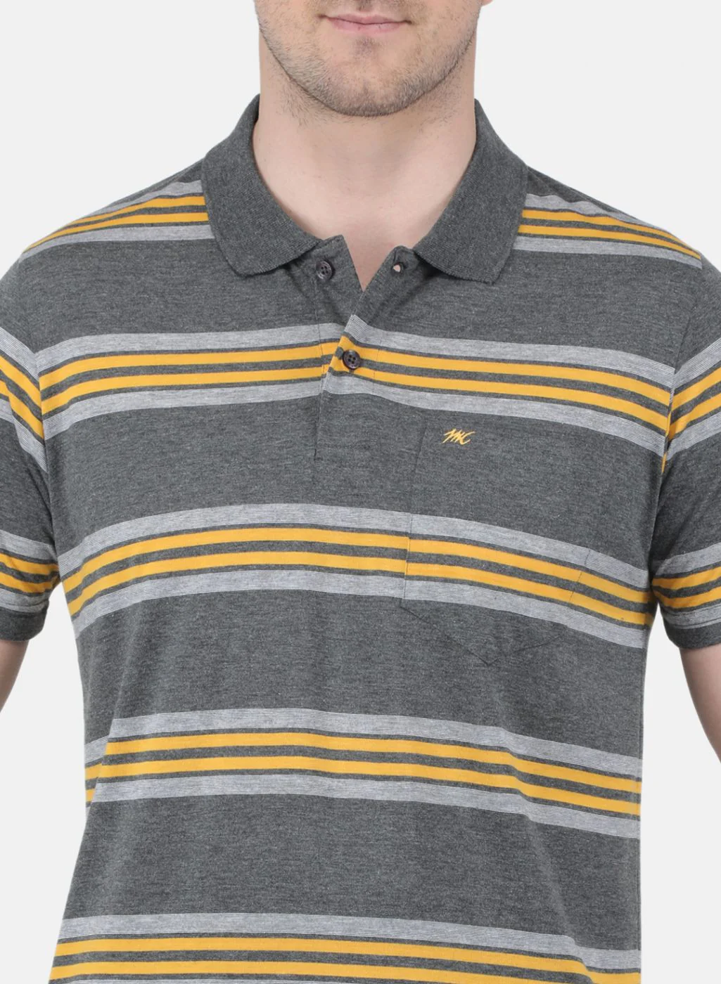 Men Grey Printed T-Shirt - Image 5
