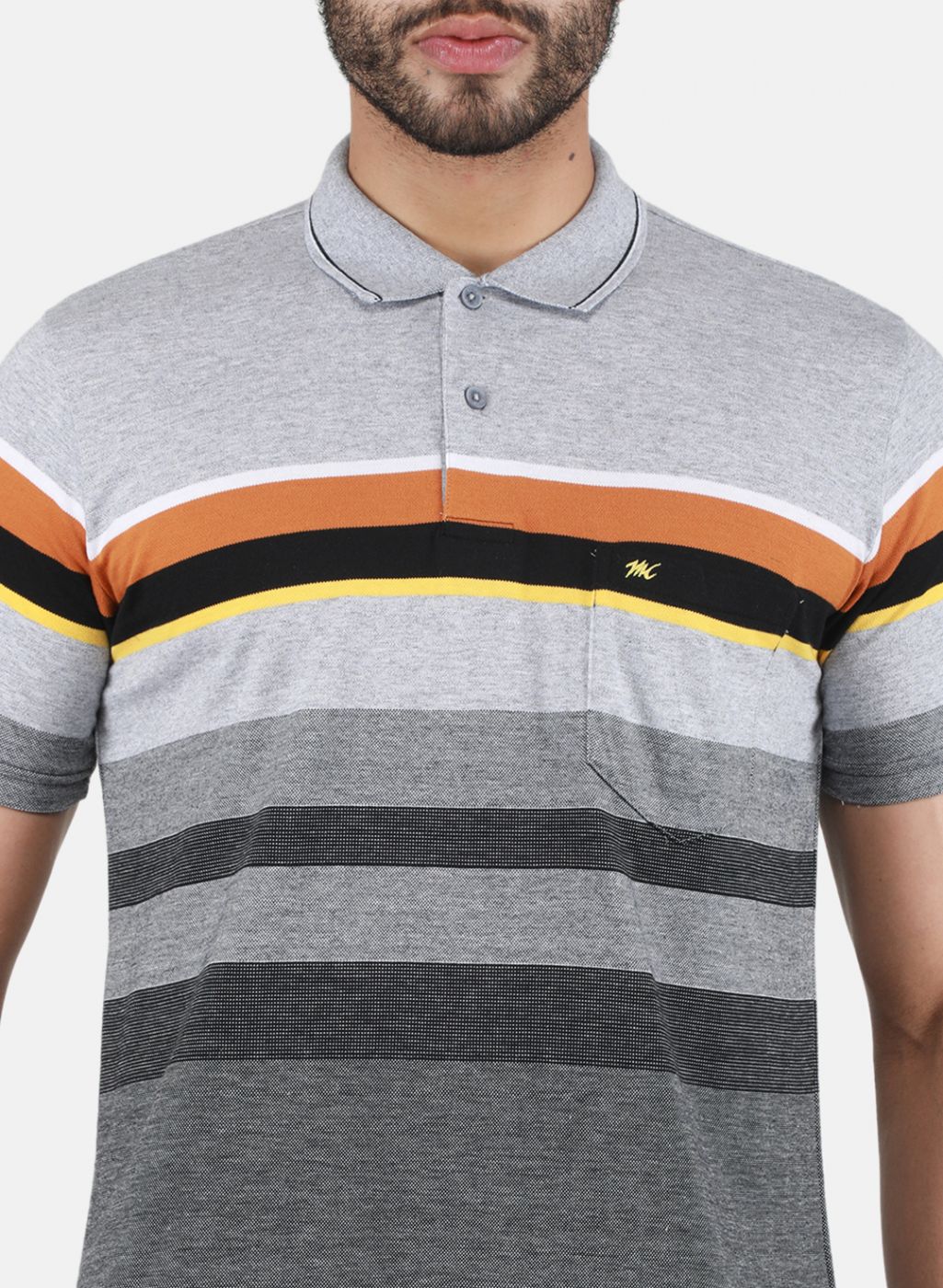 Men Grey Printed T-Shirt - Image 5
