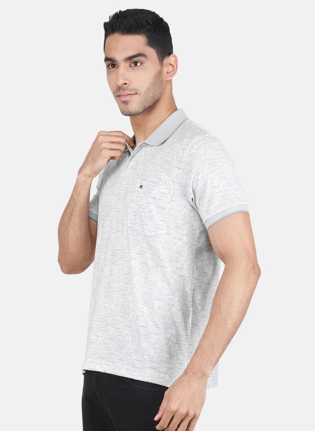 Men Grey Printed T-Shirt - Image 2