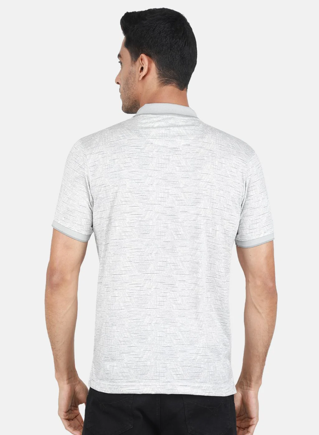 Men Grey Printed T-Shirt - Image 3