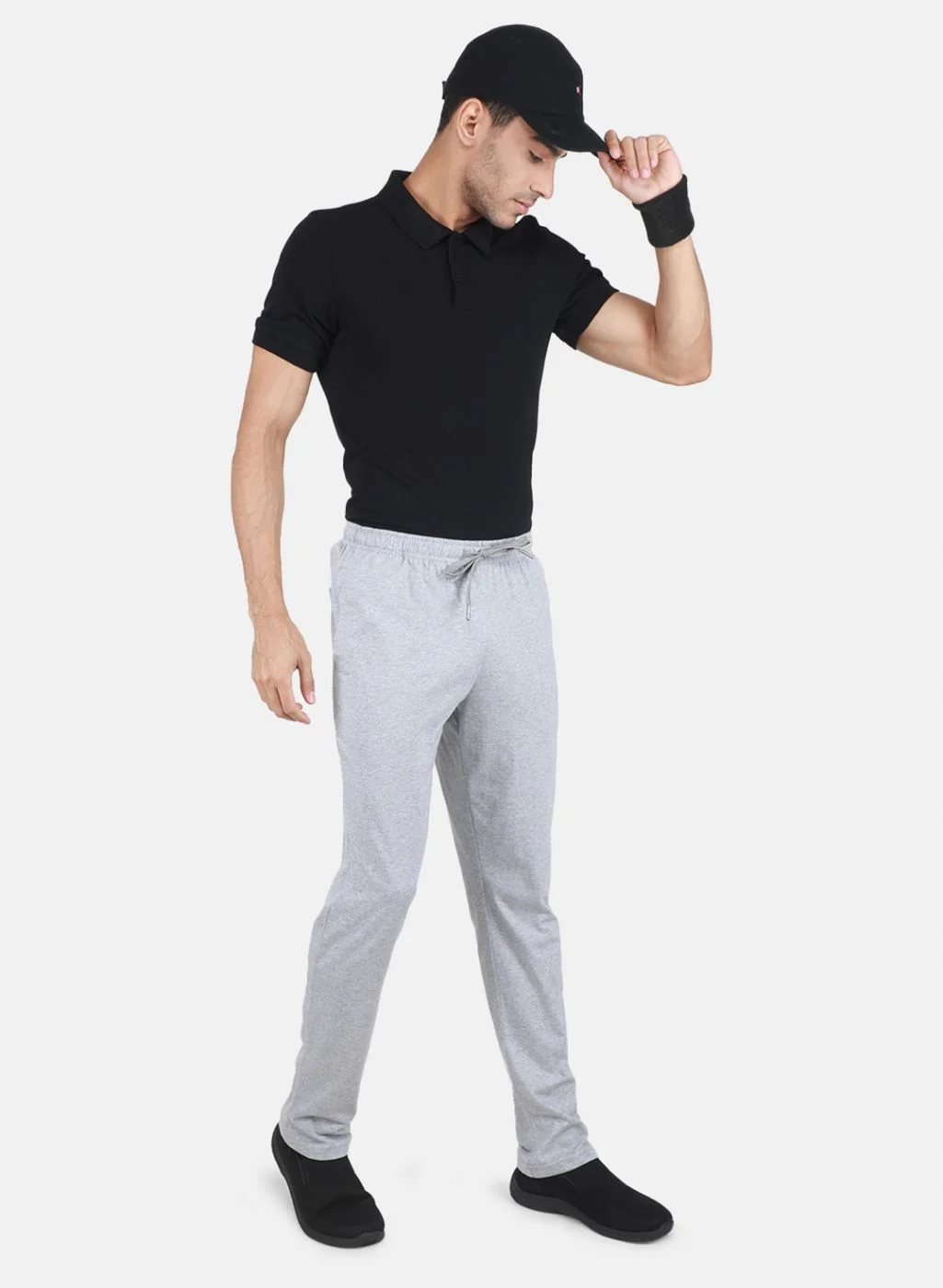 Men Grey Regular Fit Lower - Image 4