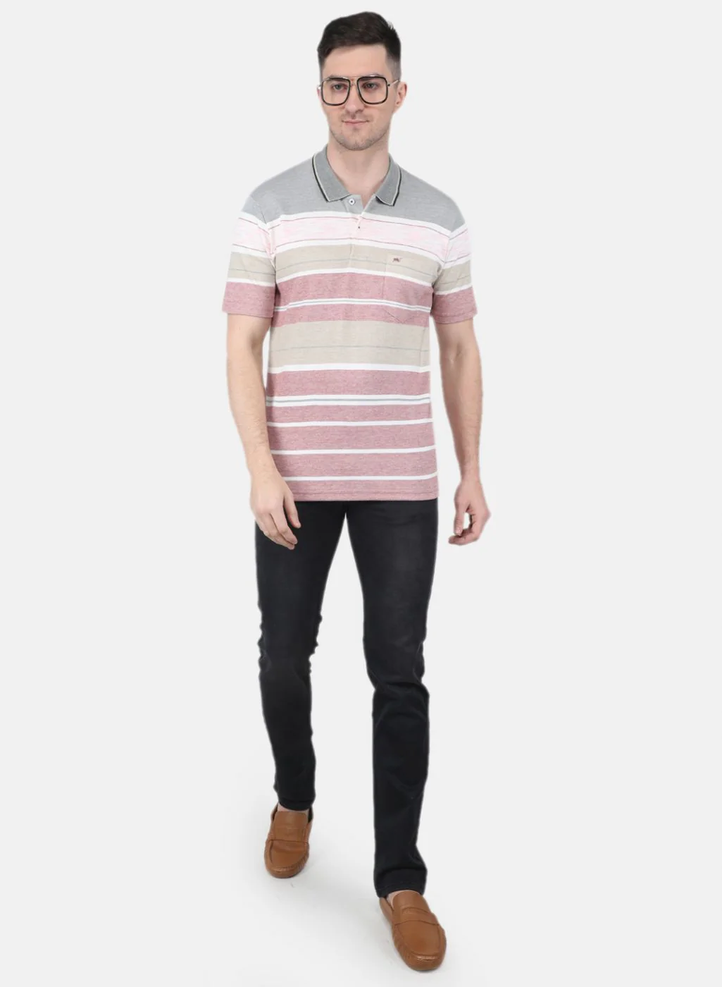 Men Maroon Printed T-Shirt - Image 4