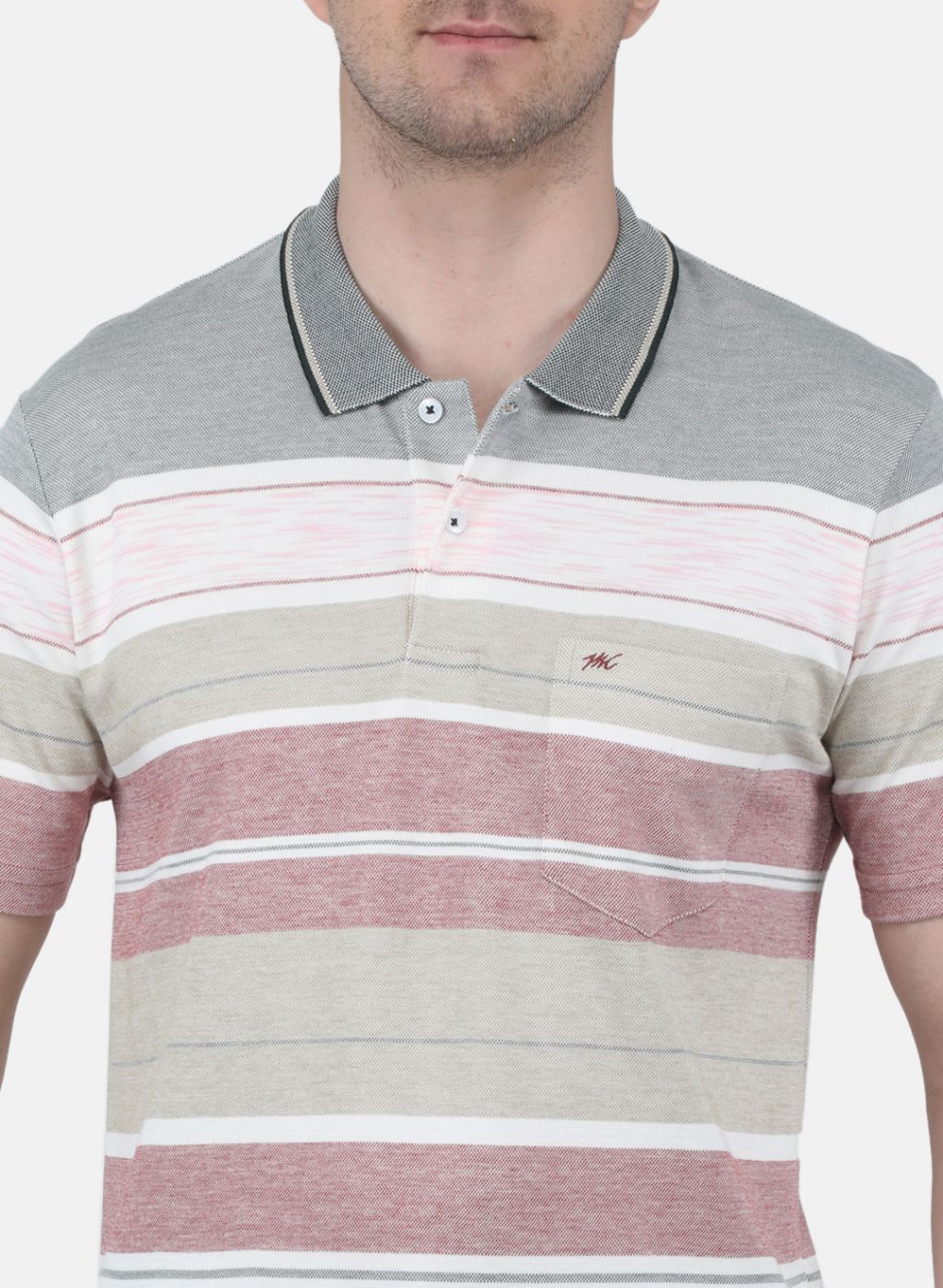 Men Maroon Printed T-Shirt - Image 5