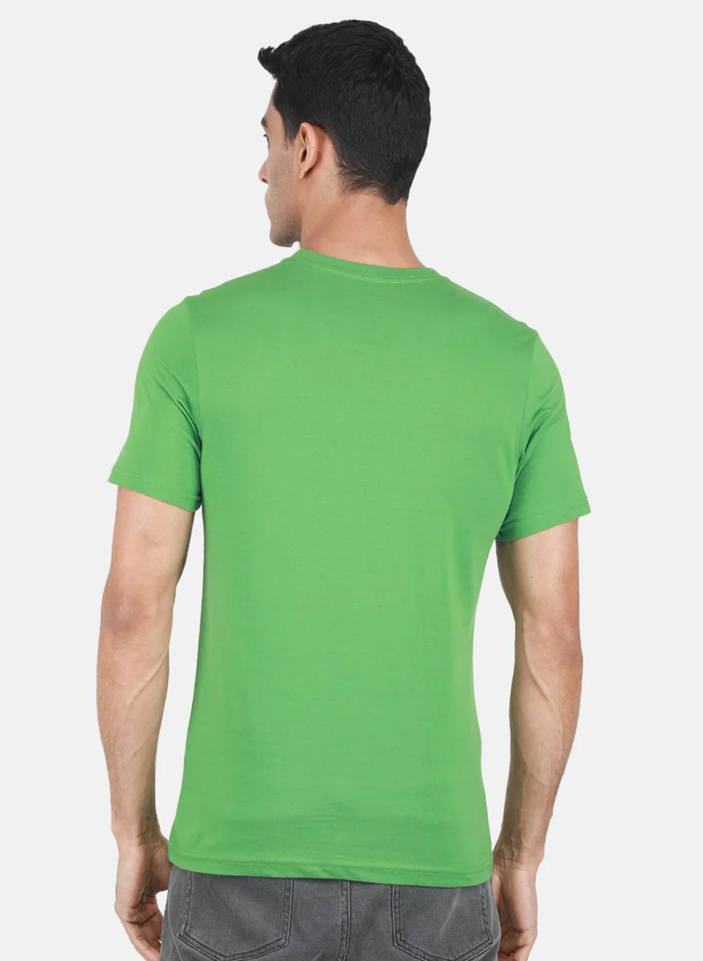 Men Multicolor Solid T-Shirt - Image 4