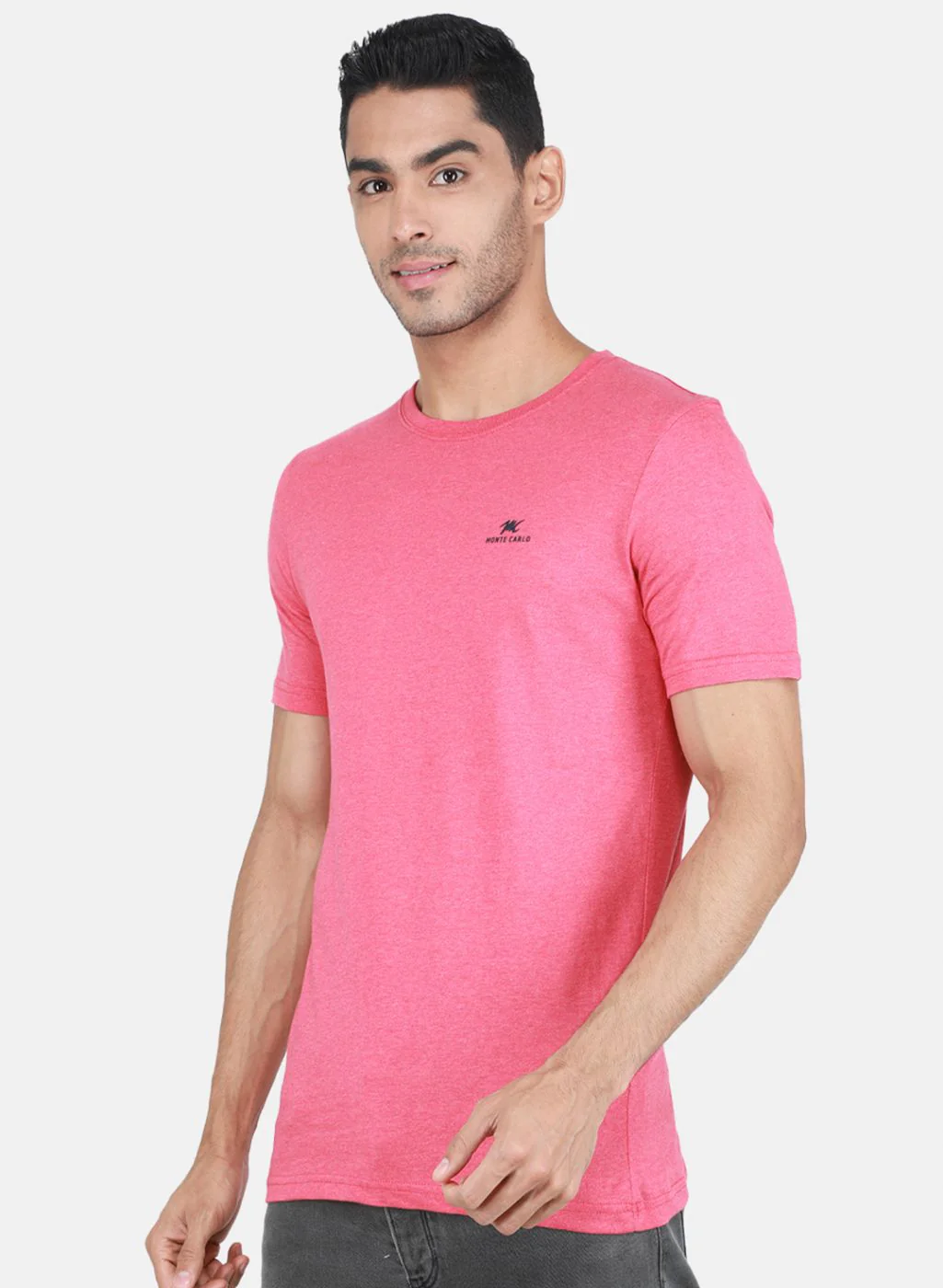 Men Multicolor Solid T-Shirt - Image 3