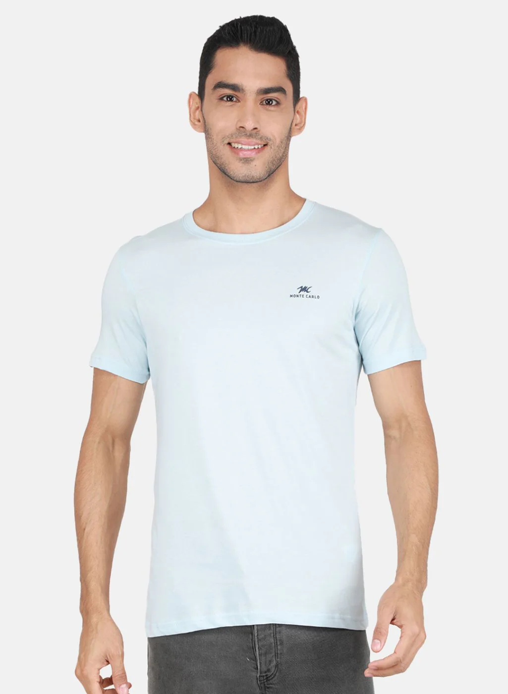 Men Multicolor Solid T-Shirt - Image 2