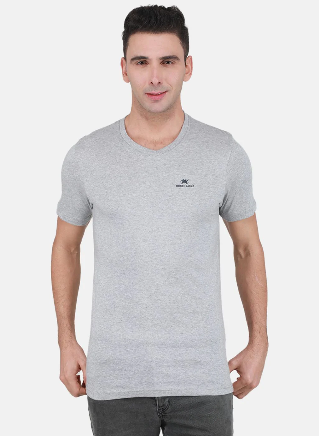 Men Multicolor Solid T-Shirt - Image 2