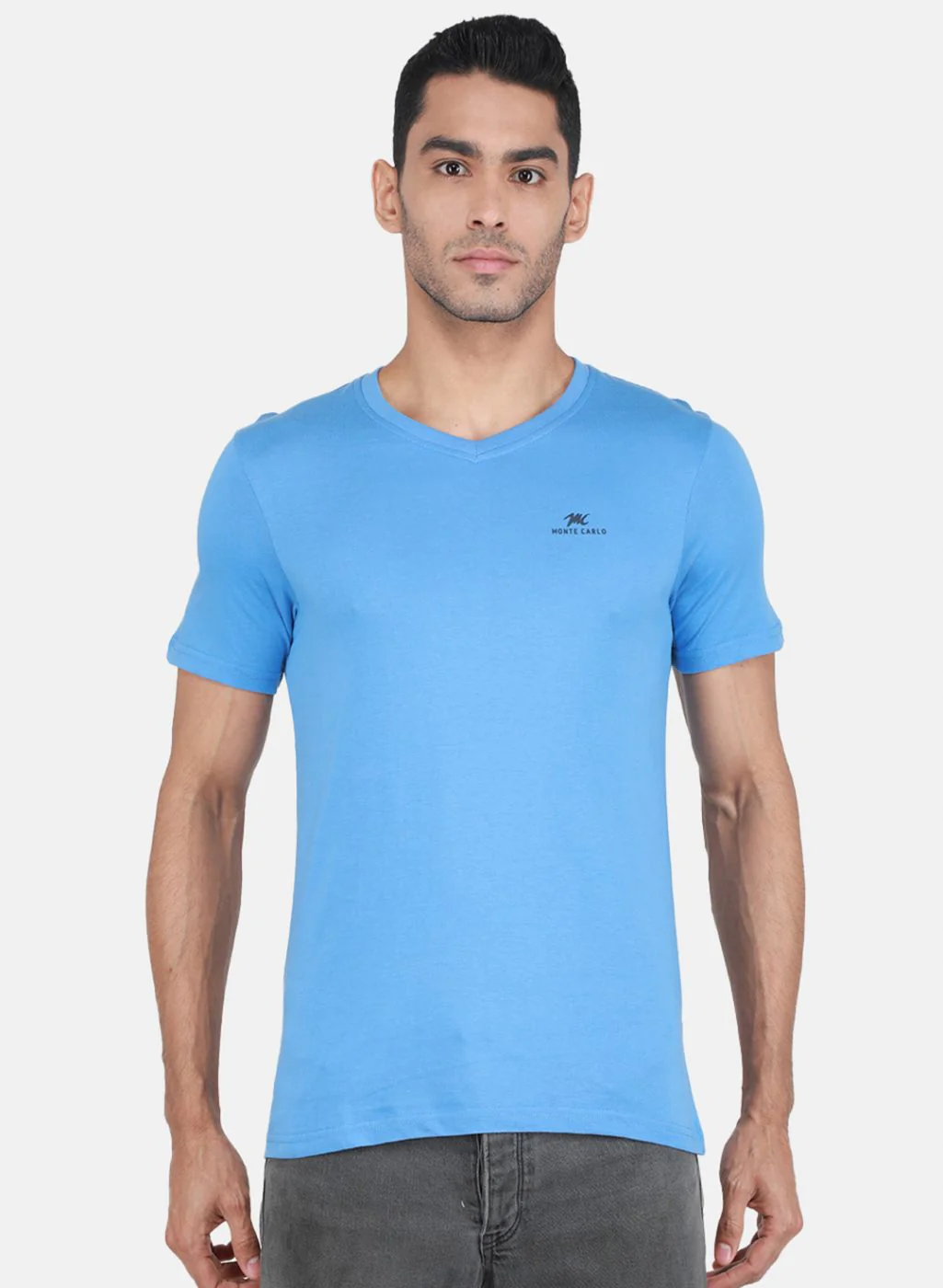 Men Multicolor Solid T-Shirt - Image 2