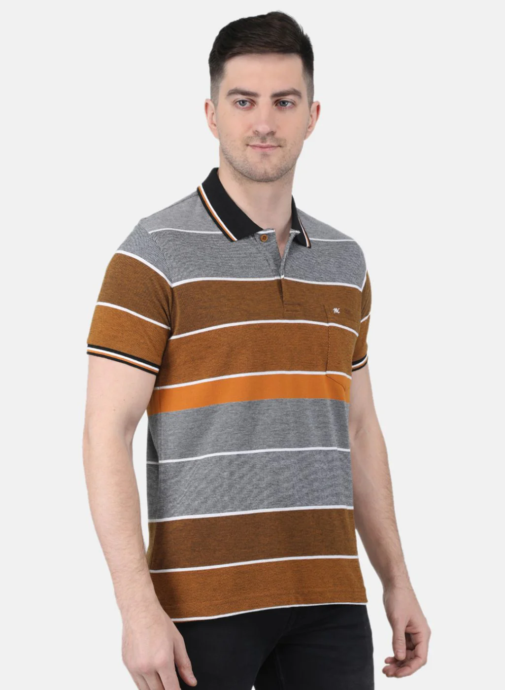 Men Mustard Printed T-Shirt - Image 6