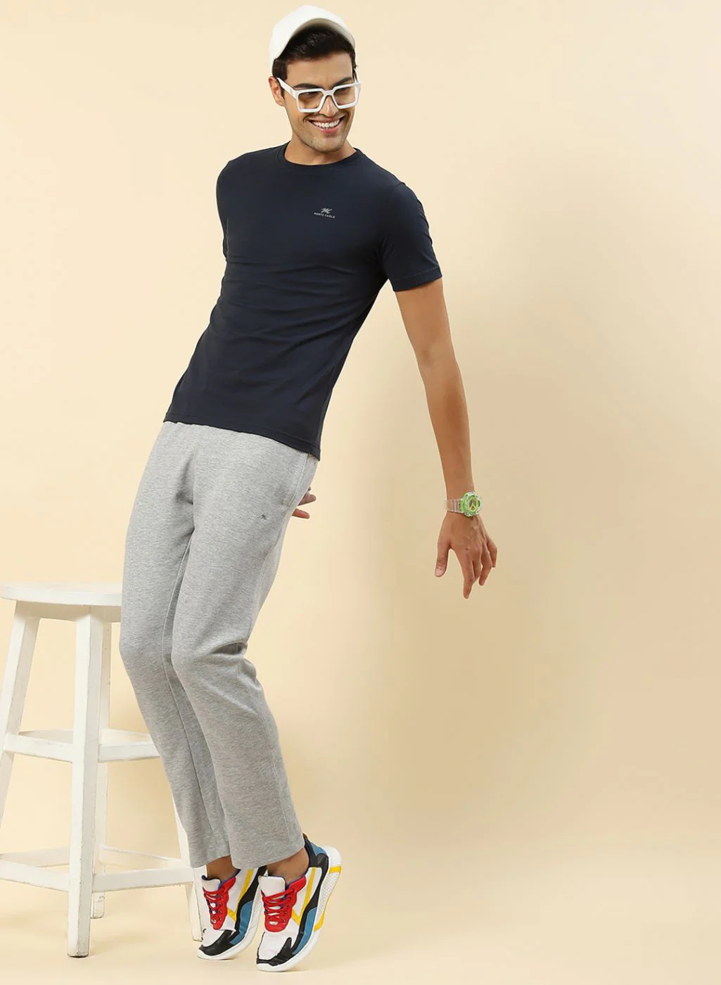 Men Grey Regular Fit Lower - Image 5