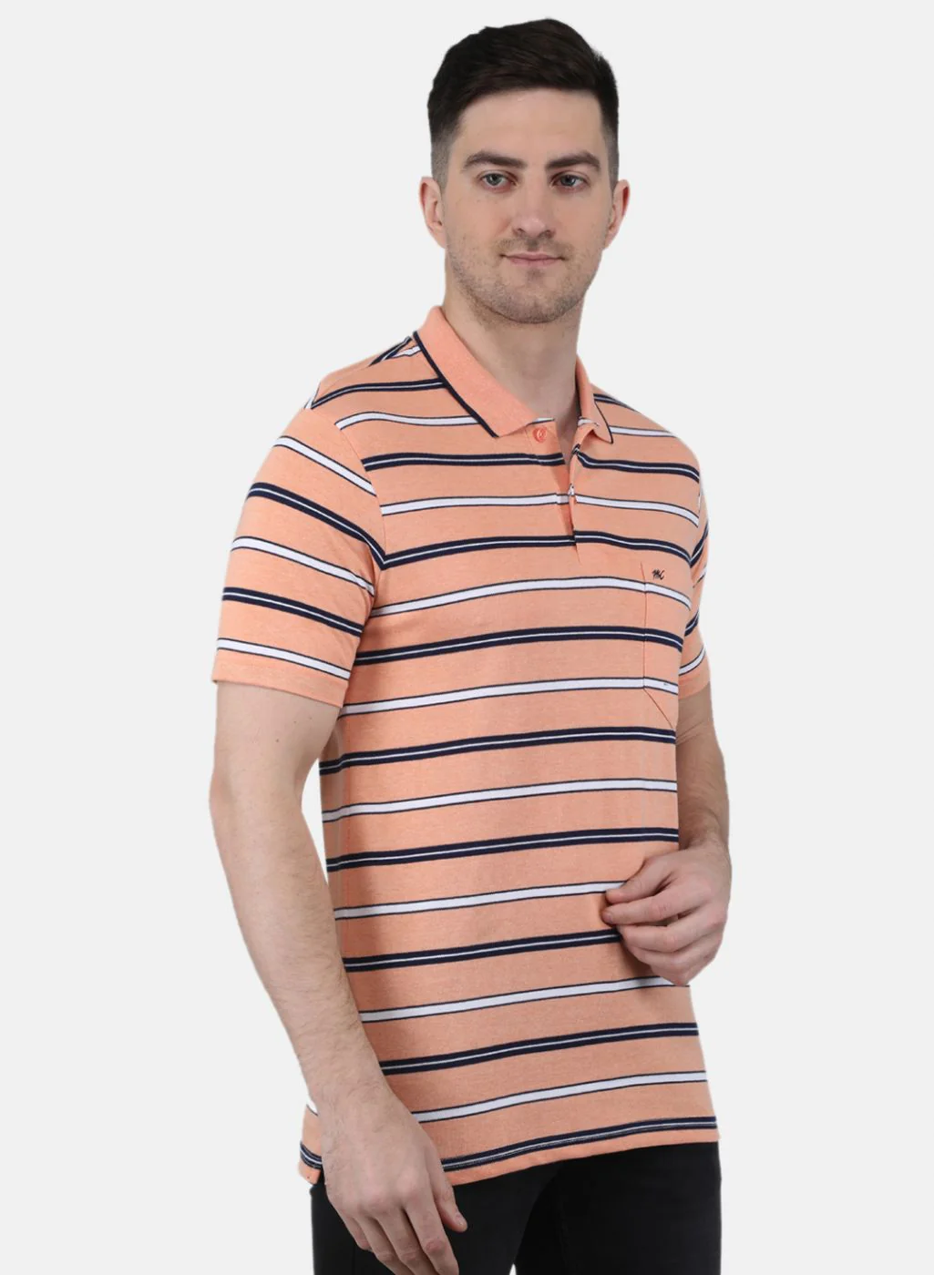 Men Peach Printed T-Shirt - Image 6