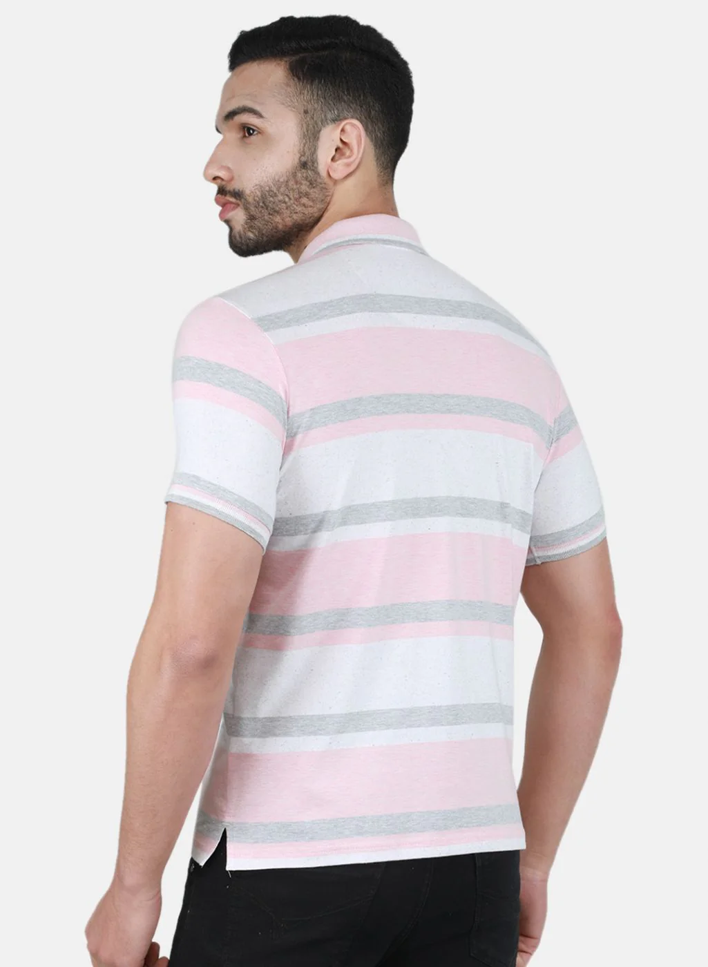 Men Pink Printed T-Shirt - Image 3
