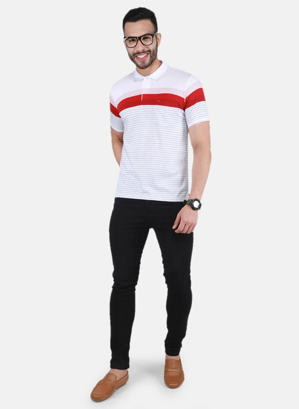 Men Red Printed T-Shirt - Image 4