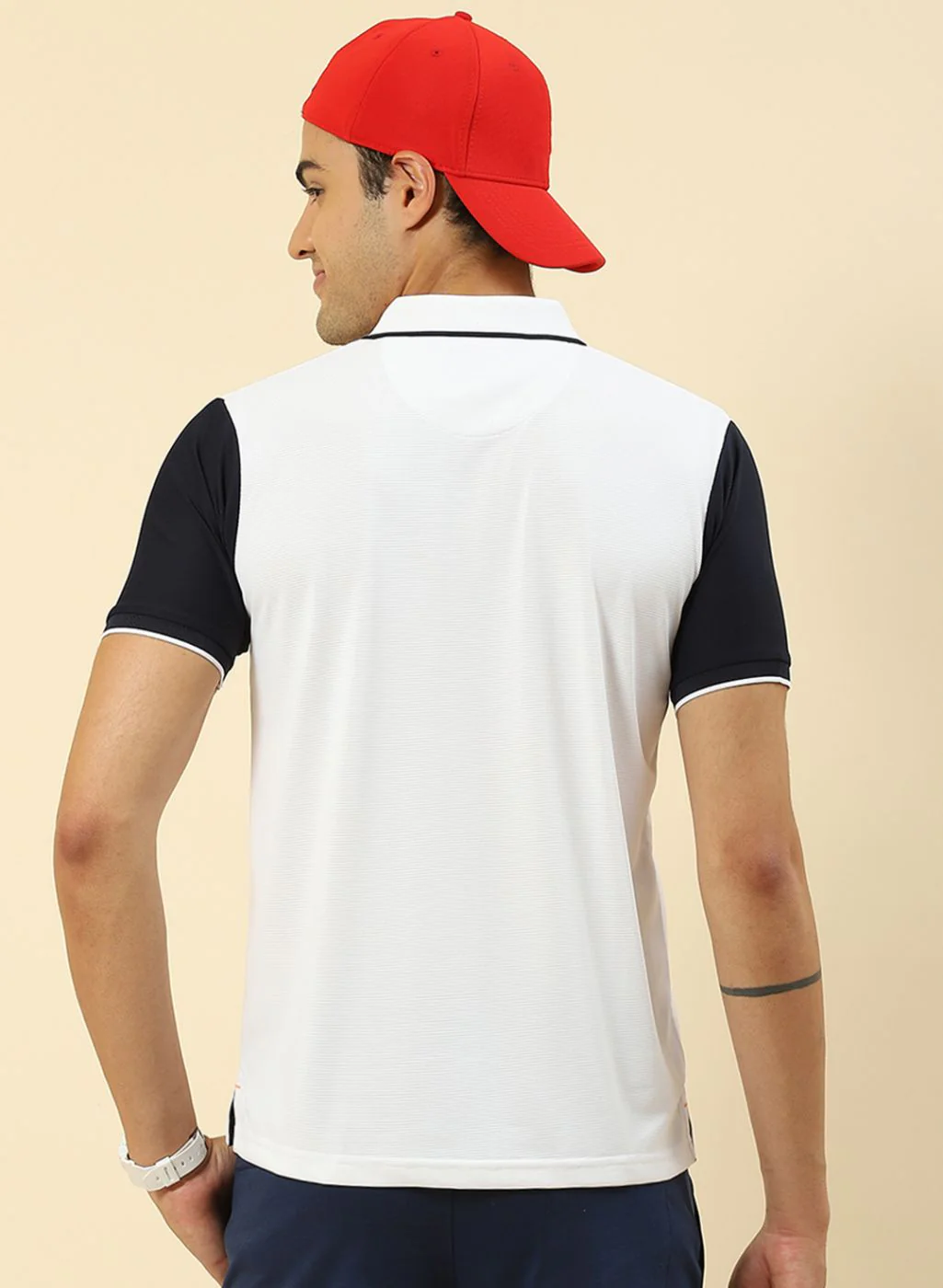 Men White Printed T-Shirt - Image 5
