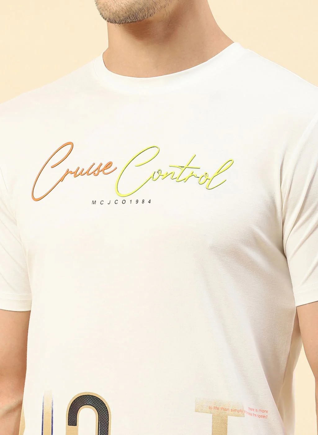 Men White Printed T-Shirt - Image 6
