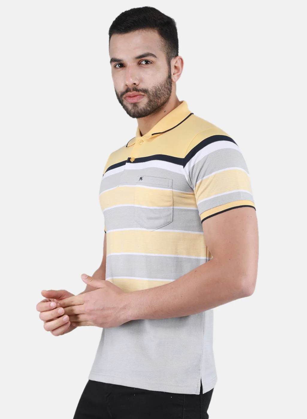 Men Yellow Printed T-Shirt - Image 2