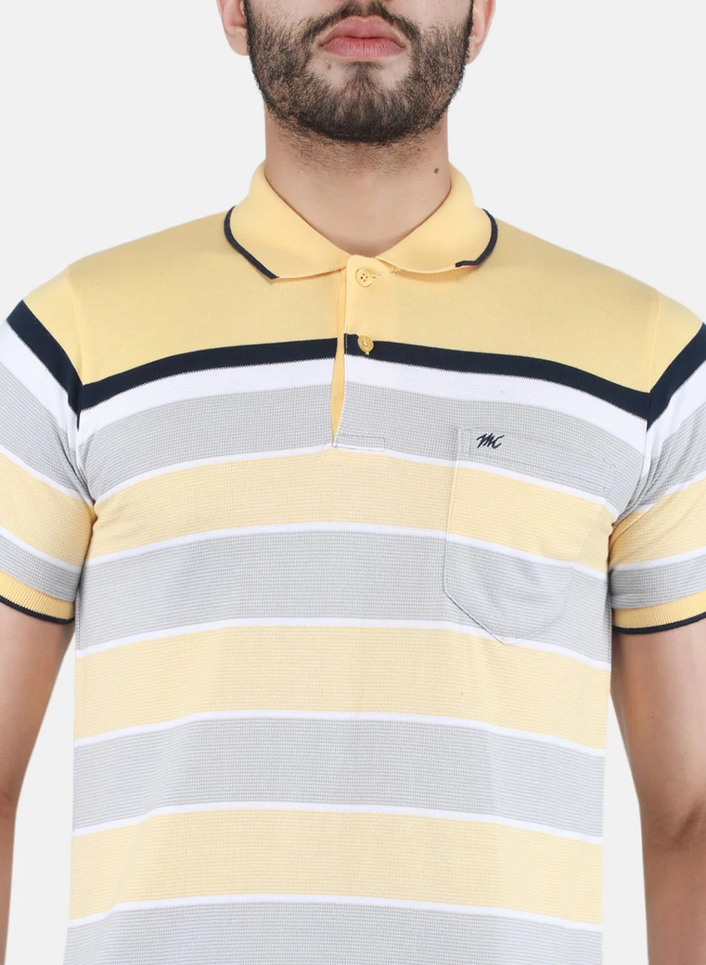 Men Yellow Printed T-Shirt - Image 5