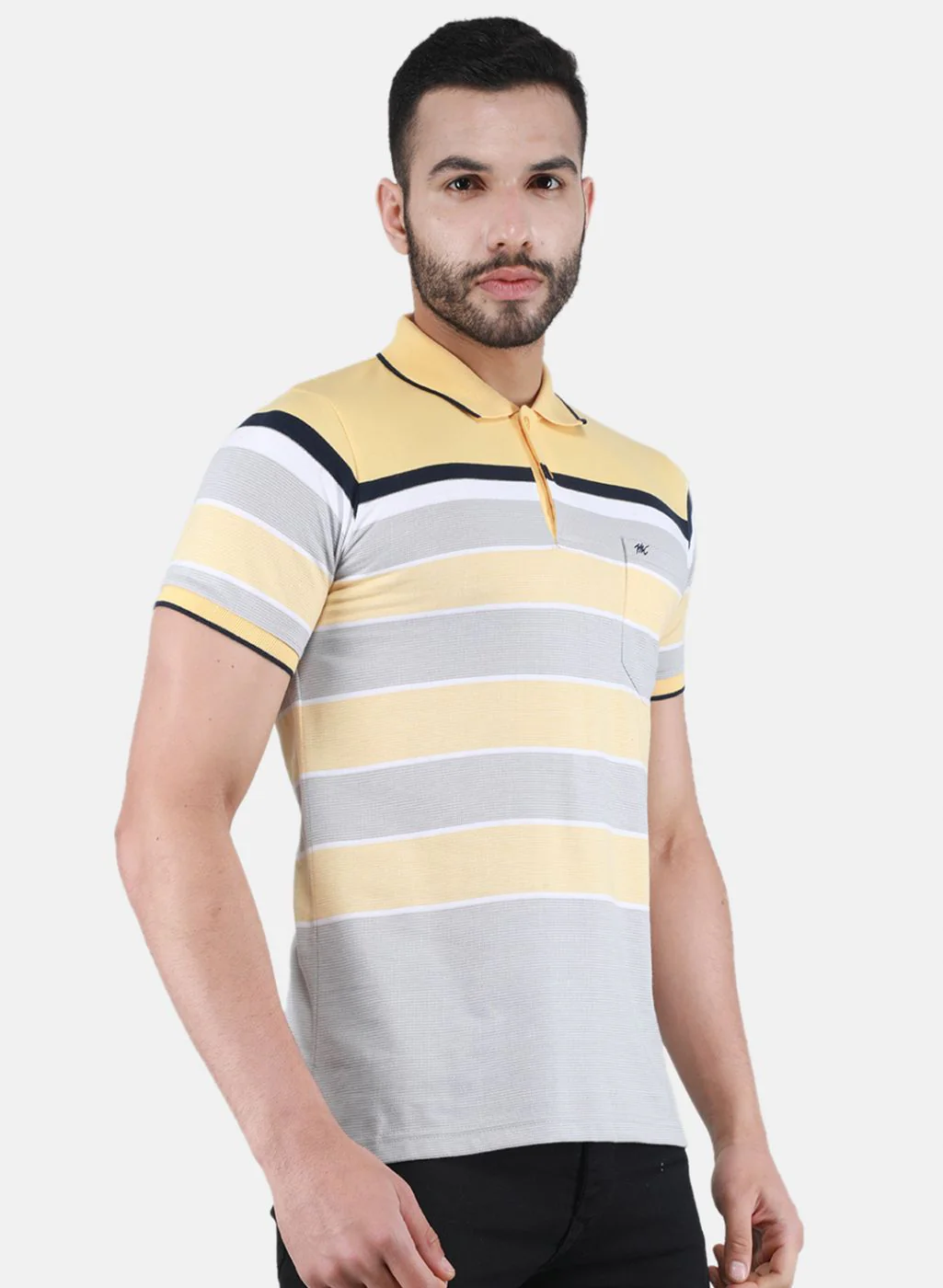 Men Yellow Printed T-Shirt - Image 6