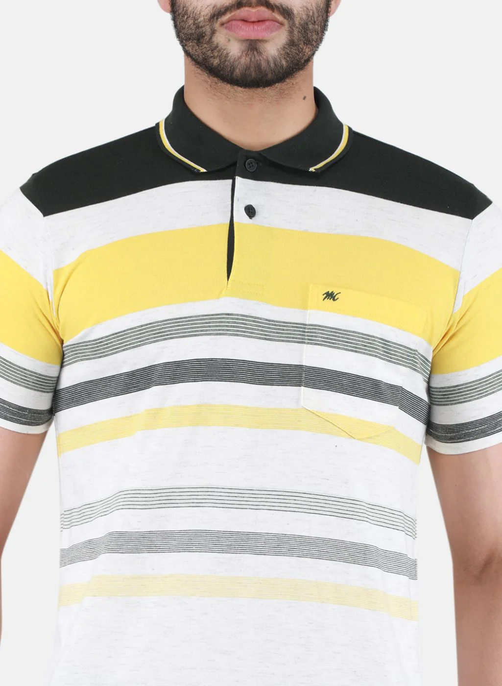 Men Yellow Printed T-Shirt - Image 5