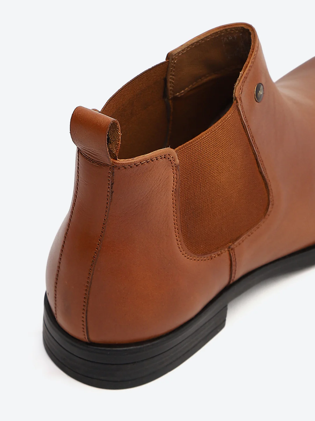 Monte Carlo Men's Tan Leather Chelsea Classic Slip-On Ankle Boots for Formal & Casual Wear - Image 9