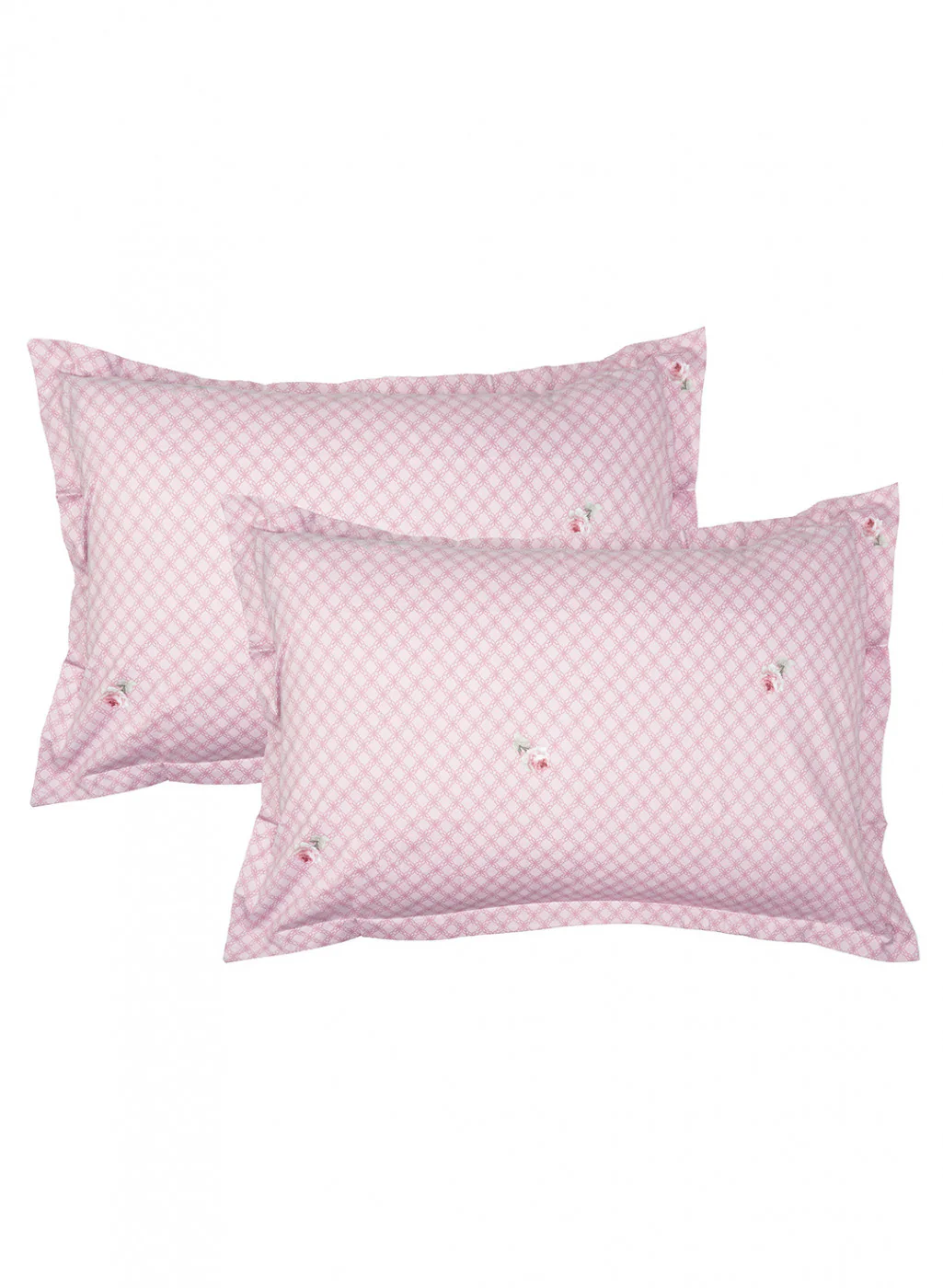 Multicolor 128 TC Bedsheet with 2 Pillow Covers (Romance) - Image 2