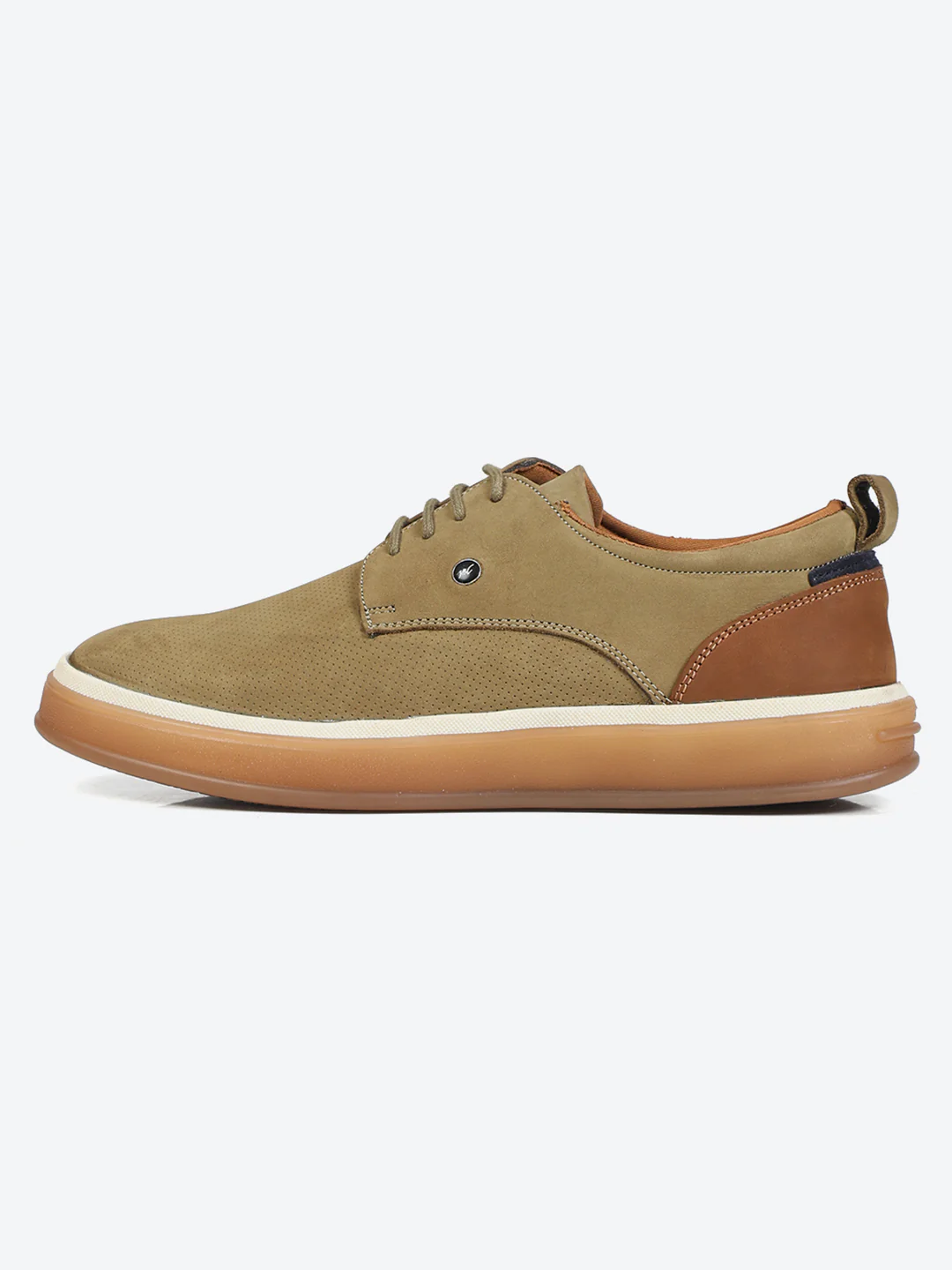 Monte Carlo Olive Casual Lace Up Sneakers Shoes for Men - Image 4