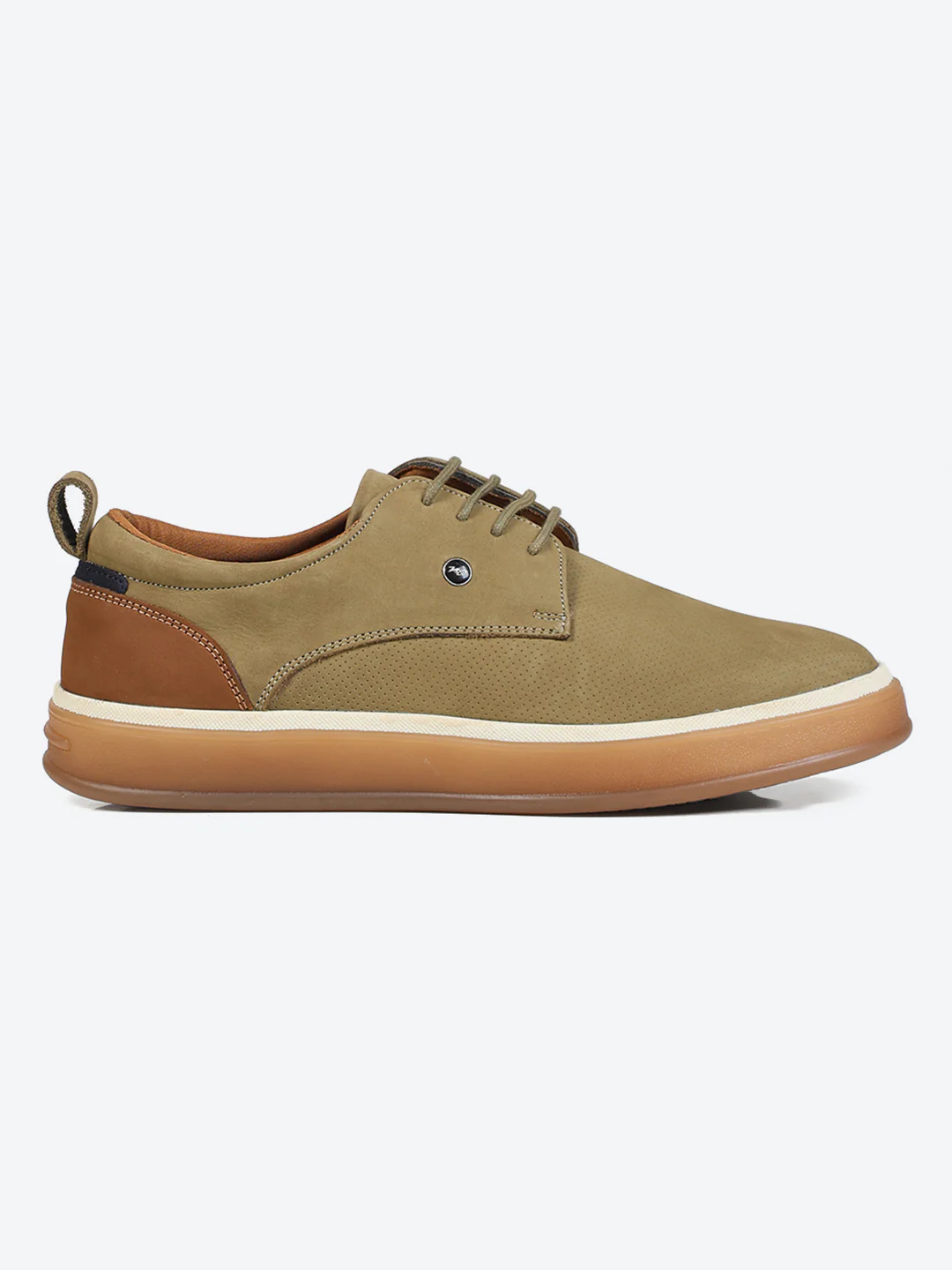 Monte Carlo Olive Casual Lace Up Sneakers Shoes for Men - Image 5