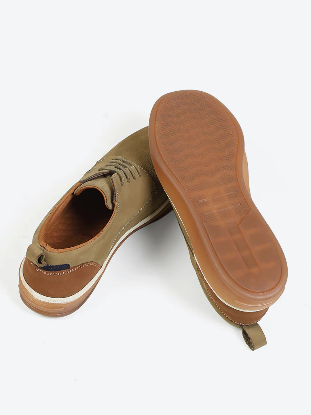 Monte Carlo Olive Casual Lace Up Sneakers Shoes for Men - Image 8