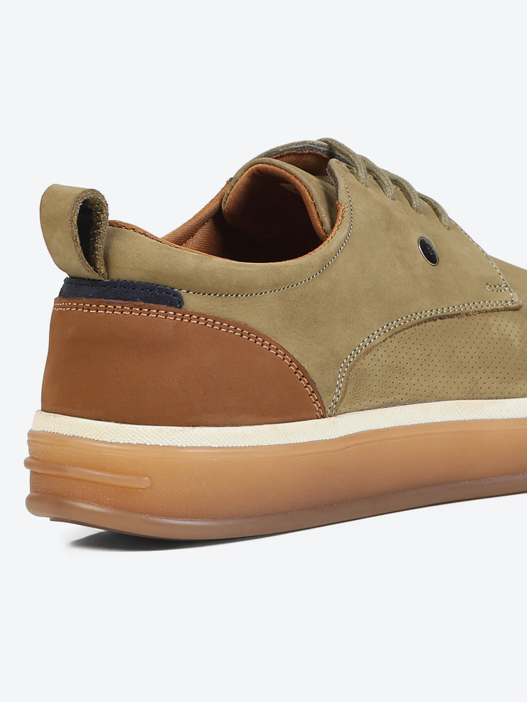 Monte Carlo Olive Casual Lace Up Sneakers Shoes for Men - Image 9