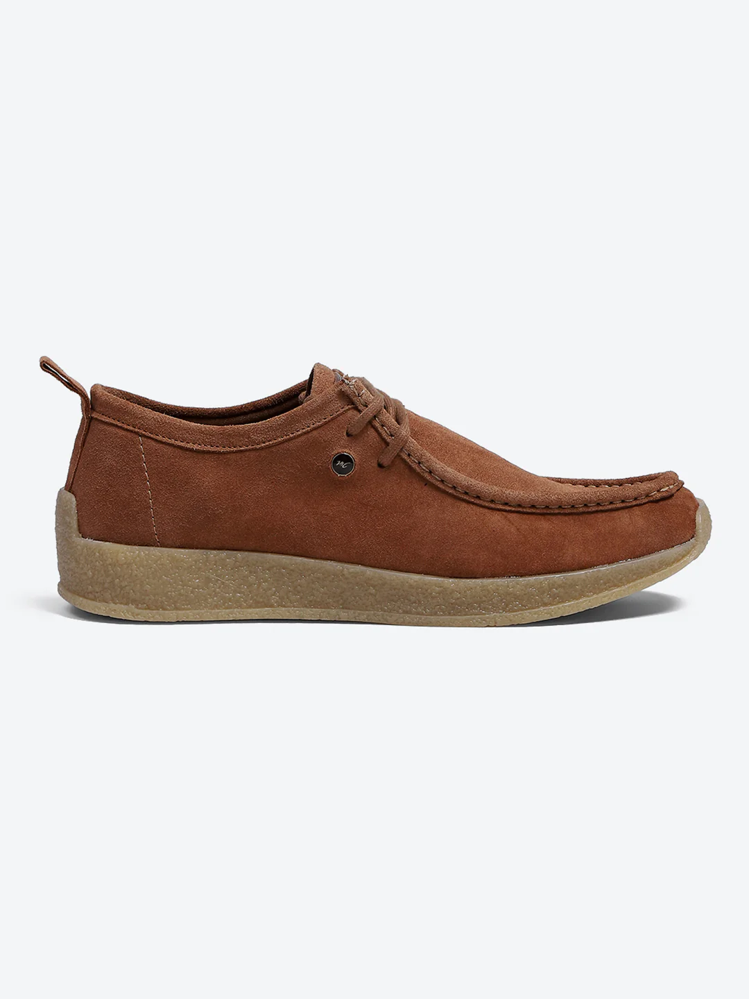 Monte Carlo Peach Casual Moc-Toe-Lace Up Shoe for Men - Image 5