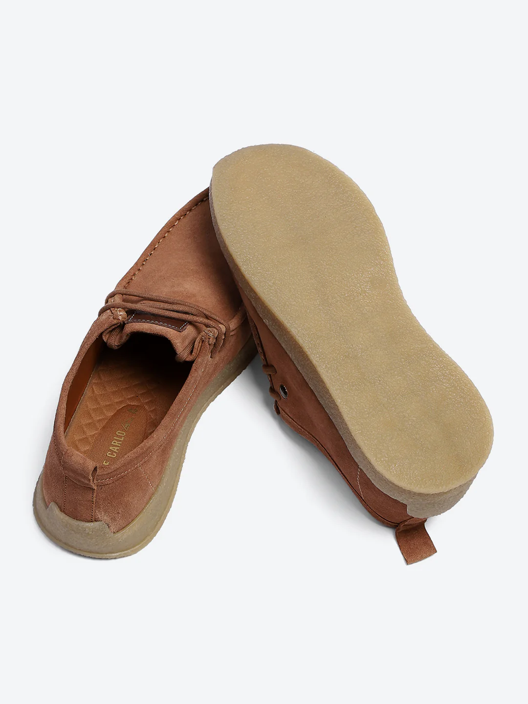 Monte Carlo Peach Casual Moc-Toe-Lace Up Shoe for Men - Image 8