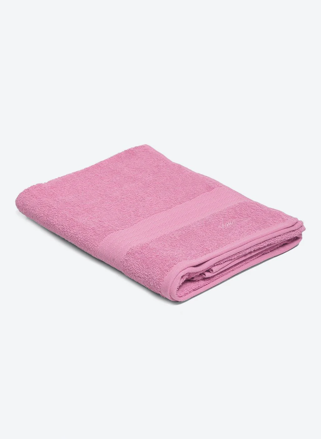 Pink Cotton 400 GSM Bath Towel - Image 2